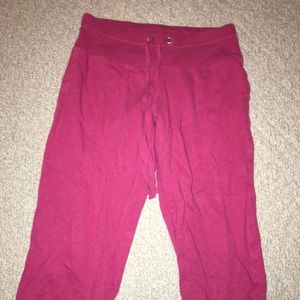 Old Navy S Pink Cropped Sweatpants